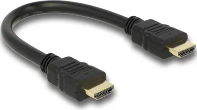 Immagine prodotto di DELOCK HDMI Kabel Ethernet A -> A St/St 0.25m 4K Gold