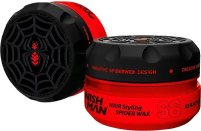 Obrázok produktu pre Vosk na vlasy Nishman Hair Spider wax S6 Keratin 150 ml