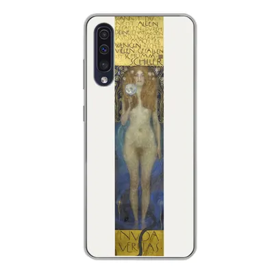 Produktbild von MuchoWow® Handyhülle Schutzhülle Hülle für Samsung Galaxy A50 Nuda veritas - Gustav Klimt Silikon Softcase Handy Hülle - Mobiltelefonhülle