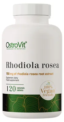 Produktbild von OstroVit Rhodiola Rosea 150 mg – Rosenwurz-Extrakt – vegan – 120 Tabletten