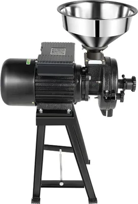 Produktbild von Getreidemühle Haferquetsche 220V 2200W Hohe Leistung Gusseisen Schrotmühle Zerkleinerungsgeschwindigkeit 50 kg/h Mühle Kann verwendet werden Mais Reis Weizen Kaffeebohnen usw.