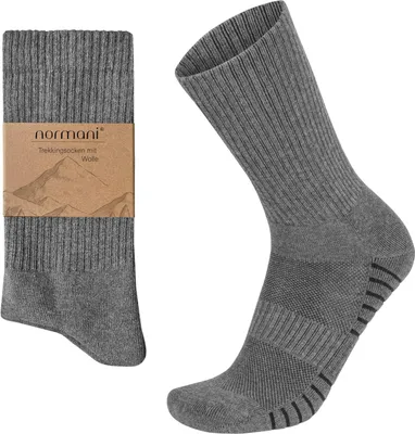 Produktbild von normani 4 Trekkingwollsocken mit Polstersohle und Komfortbund