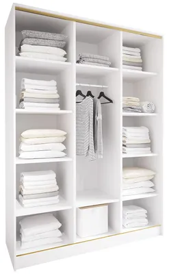 Produktbild von Offener Kleiderschrank MERV K9 150 weiß