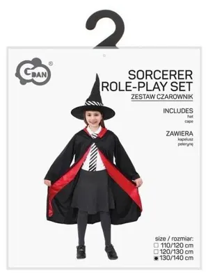 Image de Tenue pour enfants « Le Sorcier », taille 130/140 cm - Godan