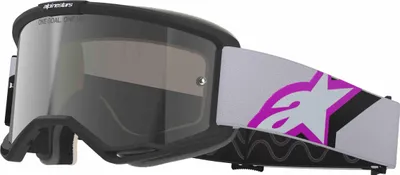 Obrázok produktu pre brýle VISION 5 CORP, ALPINESTARS (černá/šedá/fialová/bílá, zrcadlové stříbrné plexi) 2026