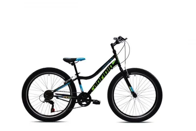 Obrázok produktu pre Detský Bicykel Capriolo Diavolo 400 24"/12" Čierno-Zelený 2025