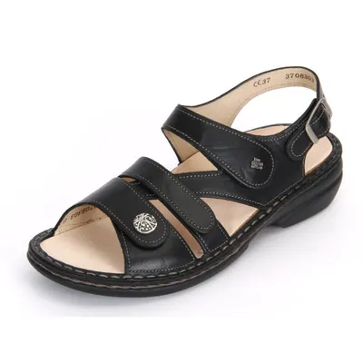 Produktbild von Finn Comfort Gomera Sandalen Hochwertiges Leder für edle Optik, Drei verstellbare Klettverschlüsse, Anatomisch geformtes, wechselbares Fußbett
