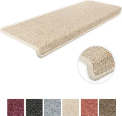Produktbild von Stufenmatten Monza Rechteckig Einzeln und SparSet´s Beige 1 Stück