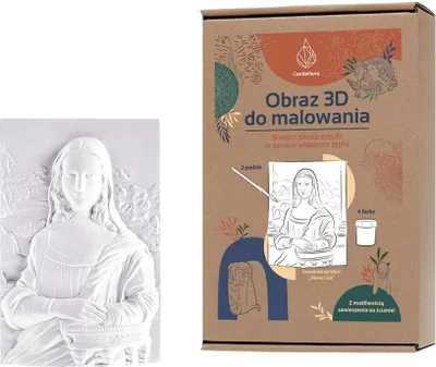 Zdjęcie produktu dla Obraz z 3D do malowania - Mona Lisa