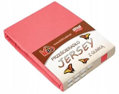 Produktbild von MATERACE Z GÓR Jersey Spannbettlaken 60x120 cm Pink
