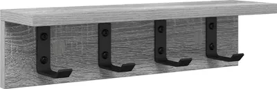 Obrázok produktu pre vidaXL Nástenný nočný stolík Grey Sonoma 40 x 10,5 x 10,5 cm
