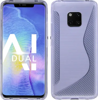 Zdjęcie produktu dla Huawei Mate 20 PRO Silicone S-Line Cover Case Bumper przezroczysty