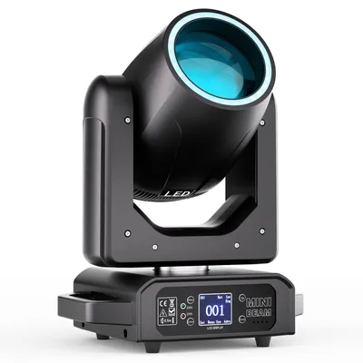 Image de Projecteur LED mobile pour DJ, 200W, avec 12 gobos et un prisme à 18 facettes