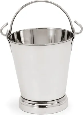 Produktbild von Edelstahleimer 10 Liter mit Bodenreif