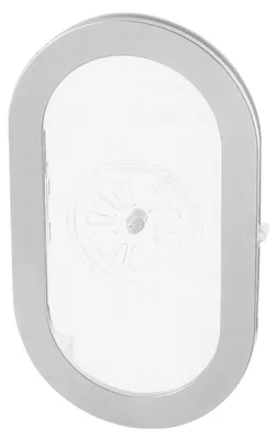 Produktbild von Durchsprecher für 17 - 24 mm Glasstärke, 170 x 295 mm, Kunststoff hellgrau