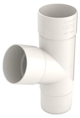 Produktbild von BRYZA Abzweigrohr aus Kunststoff Ø 110 mm, Weiß RAL 9010