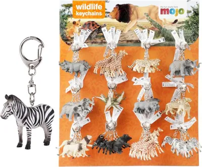 Obrázok produktu pre Toi-toys Toi Toys Mojo prívesok na kľúče Safari zvieratko