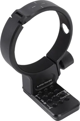 Image de Bague de fixation pour trépied adaptée à l'objectif Samyang AF24-70 mm F2.8, collier de support en alliage d'aluminium, plaque à fixation rapide 69 mm