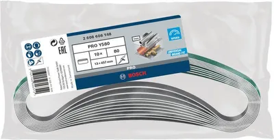 Produktbild von PRO Y580 Schleifband, 13 x 457 mm, 80, 10-tlg.