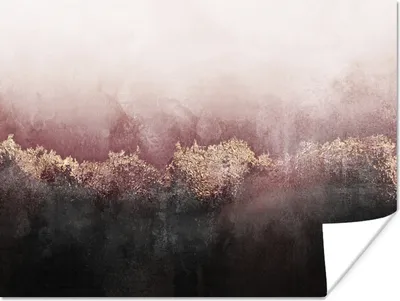 Produktbild von MuchoWow® Poster Glitter - Gold - Abstrakt 160x120 cm - Foto Plakat