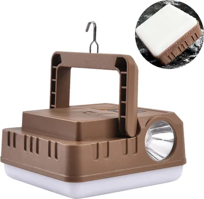 Produktbild von Tragbare 2-in-1-LED-Taschenlampe mit Powerbank-Funktion – Wasserdicht, für Outdoor-Abenteuer & Notbeleuchtung