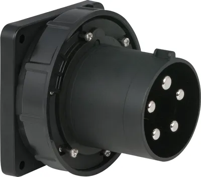 Produktbild von PCE CEE 125 A/400 V 5-pin Socket male Schwarz - IP67