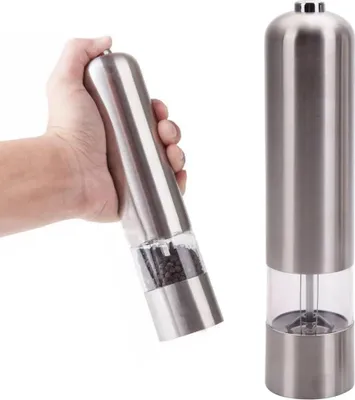 Zdjęcie produktu dla młynek elektryczny do pieprzu inox 07014