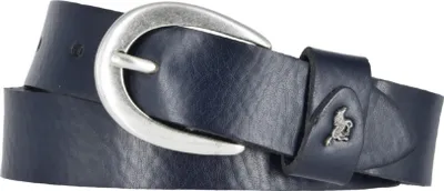 Produktbild von Mustang Damengürtel Ledergürtel genarbt 25mm blau 90
