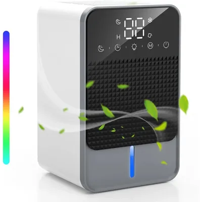 Produktbild von Luftentfeuchter,1500 ml elektrischer Luftentfeuchter, Haushaltsentfeuchter 2-stufiger Haushaltsentfeuchter mit Zeitschaltuhr, automatische Abschaltung