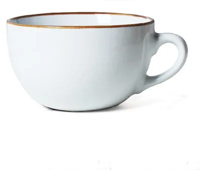 Produktbild von 700ml Große Tasse Keramik Kaffeebecher mit Henkel Kaffeetassen Suppentasse Frühstückstassen für Geeignet Milchdesserts Haferflocken Spülmaschinen weiß