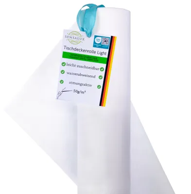 Zdjęcie produktu dla Lekki obrus Sensalux w rolce, biały, 1,10 m x 25 m