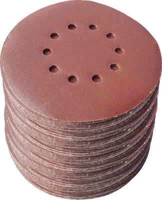 Produktbild von 25 Stück KLETT Schleifscheiben Ø225mm Körnung P80 mit 10 Loch Exzenter Sandpapier Schleifblätter BOHRFUX