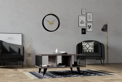 Produktbild von Skye Decor, Bert - Antrachite, Couchtisch, Anthrazit, 100 % MELAMINBESCHICHTETE SPANPLATTEN, 90 x 60 x 40 cm
