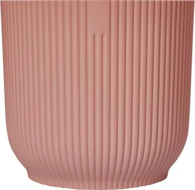 Image de Pot Vibes Fold Rose Poudré Design Plissé Tendance - Elho