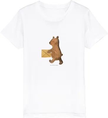 Produktbild von Mr. & Mrs. Panda Kleinkinder T-Shirt Bär Zuhause 12-14 Jahre (152/164) - Weiß - Geschenk, Teddy, Einzugsgeschenk Einzug Neues Haus Neue Adresse Umzug Umziehen, Kleinkind