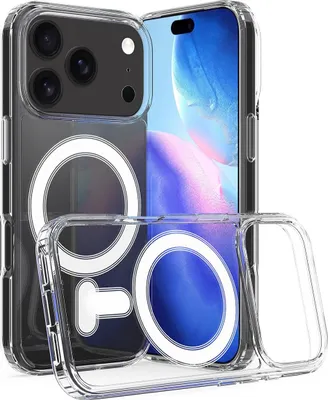 Immagine prodotto di Per Apple iPhone 17 Pro MagSafe Hybrid Custodia protettiva Cover Acrilico TPU Trasparente