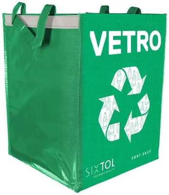 Produktbild von Tasche für die Mülltrennung SORT EASY VETRO IT, 30x30x40 cm, 36 l