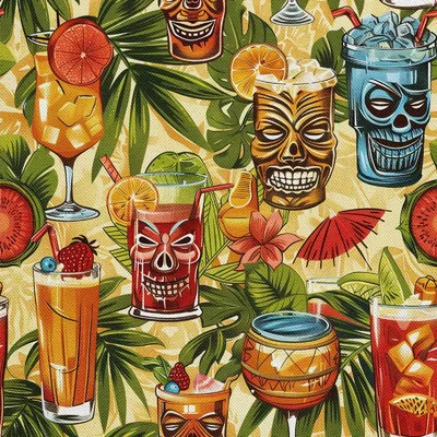 Produktbild von OUTDOOR DEKOSTOFFE OXFORD - Motiv Cocktail | DX8462