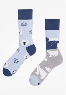 Produktbild von Many Mornings uni sokken Polar Bear