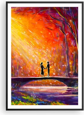 Produktbild von Gerahmtes Poster - Schwarzer Rahmen - Wald Baum Natur - 70x100 cm - Wand Bild - Wanddeko - Wandbilder - Kunstposter - Wandposter - Bilderrahmen - Bilder - Kunstdruck - Wandbild - P2BPA70x100-3965