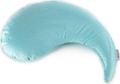 Produktbild von Theraline Stillkissen, Bauchstützkissen incl. Bezug Punkte türkis, 135x35 cm