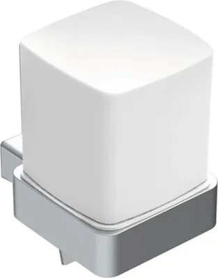 Obrázek produktu pro EMCO loft, jednoruční dávkovač mýdla, satinované sklo, chrom, 1 ks.