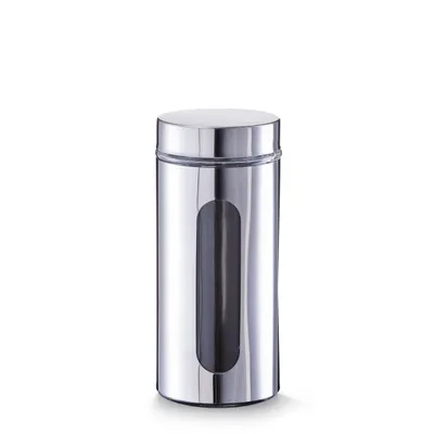 Produktbild von Zeller Vorratsglas, 1000 ml, Edelstahl Ø10,2x23