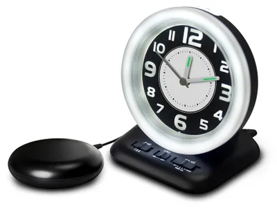 Analoger Wecker mit 80dB Alarm, Vibration & Blitz