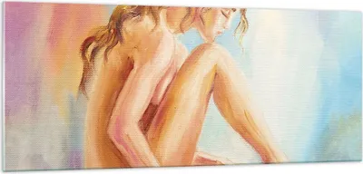 Produktbild von Bilder auf glas - Einteilig - Frau Nacktheit Abgesehen von - 100x40cm - Glasbilder - Wandbilder - Bilder - Wanddekoration aus Glas - Glas Bilder - Wandbild auf Glas - GAB100x40-4174