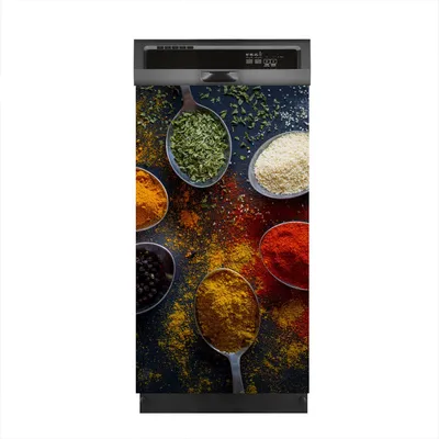 Produktbild von Aufkleber sticker 45x80 cm Dekorative folie Spülmaschine - Gewürze Gemüse