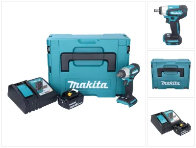 Immagine prodotto di Avvitatore a impulsi a batteria Makita DTW 181 RT1J 18 V 210 Nm 1/2" brushless + 1x batteria ricaricabile 5,0 Ah + caricatore + Makpac