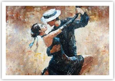 Produktbild von Poster - Poster ohne Rahmen - tanzen sie - 100x70 cm - Wand Bild - Wanddeko - Wandbilder - Kunstposter - Wandposter - Bilder - Kunstdruck - Wanddekoration - Wandbild - P2XAA100x70-3773