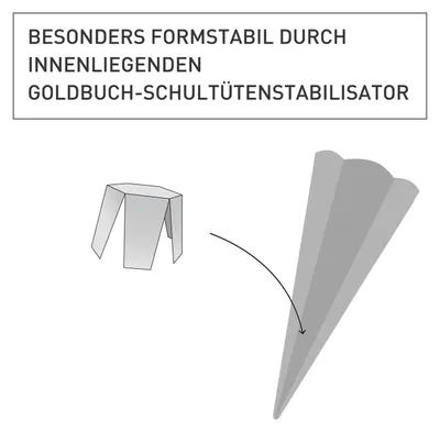 Produktbild von goldbuch 97706 Schultüten-Bastelset Einhorn, 70cm Zuckertüte in Pink