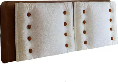 Immagine prodotto di PillowPalette - Testiera imbottita, testiera imbottita  - 140 cm - marrone - In tessuto